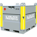 Depósito De Transporte De Gasóleo De Acero De Doble Pared Hypertank Equipado Con Bomba De Alta Capacidad De 970 L.