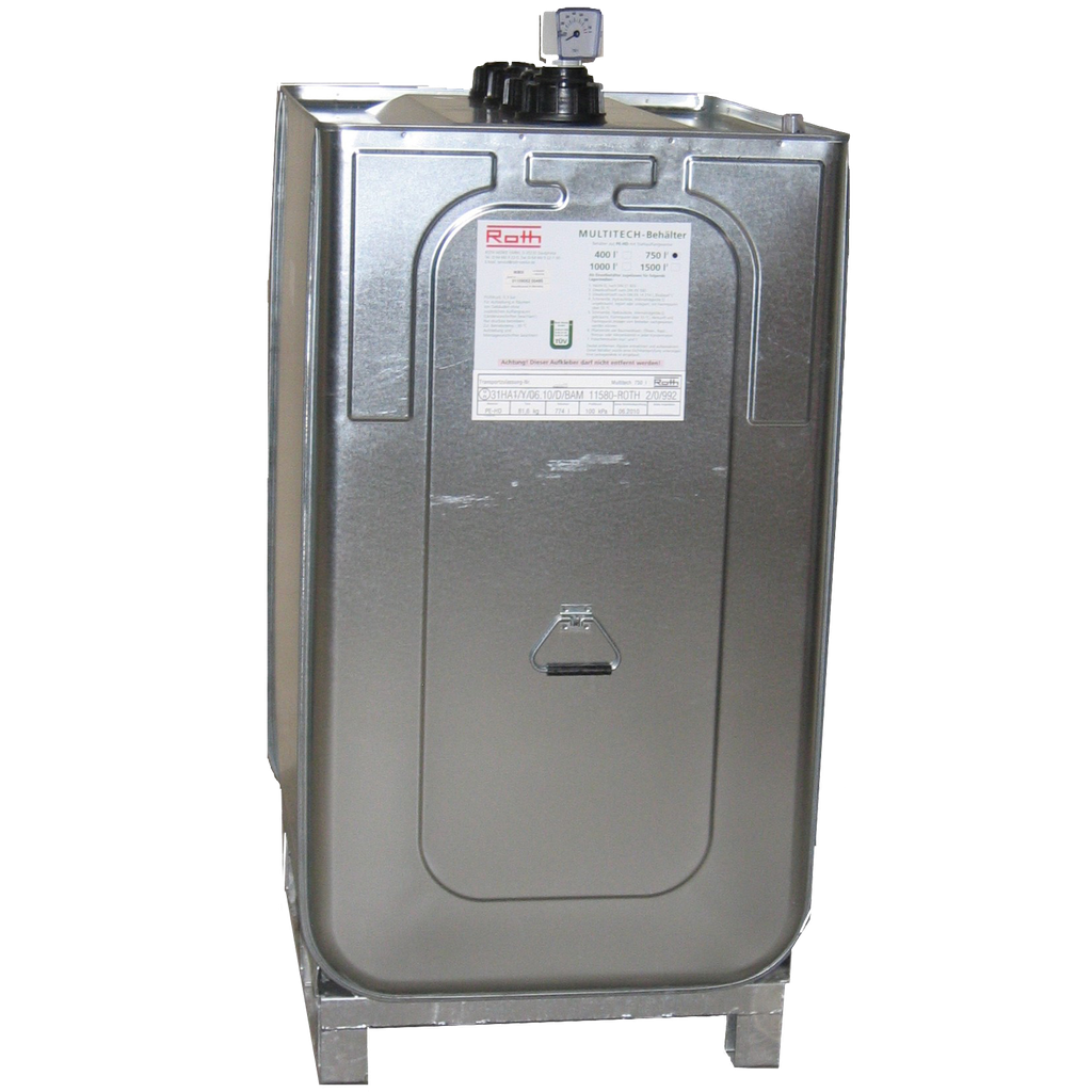 Depósito De Transporte De Gasóleo De Acero/Pe De Doble Pared Equipado Con 750 L.