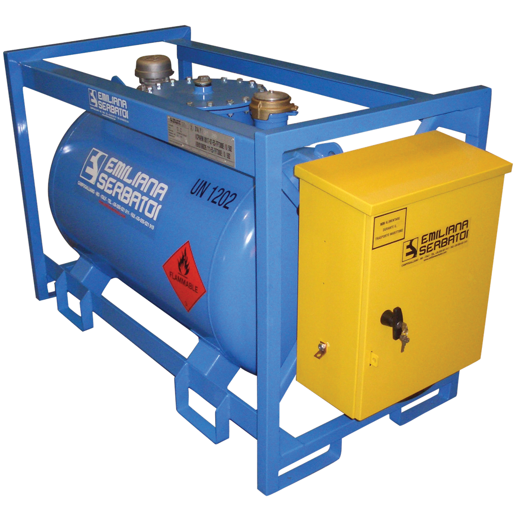 Depósito De Transporte De Gasóleo De Acero Equipado Con 380 L.