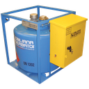 Depósito De Transporte De Gasóleo De Acero Equipado Con 250 L.