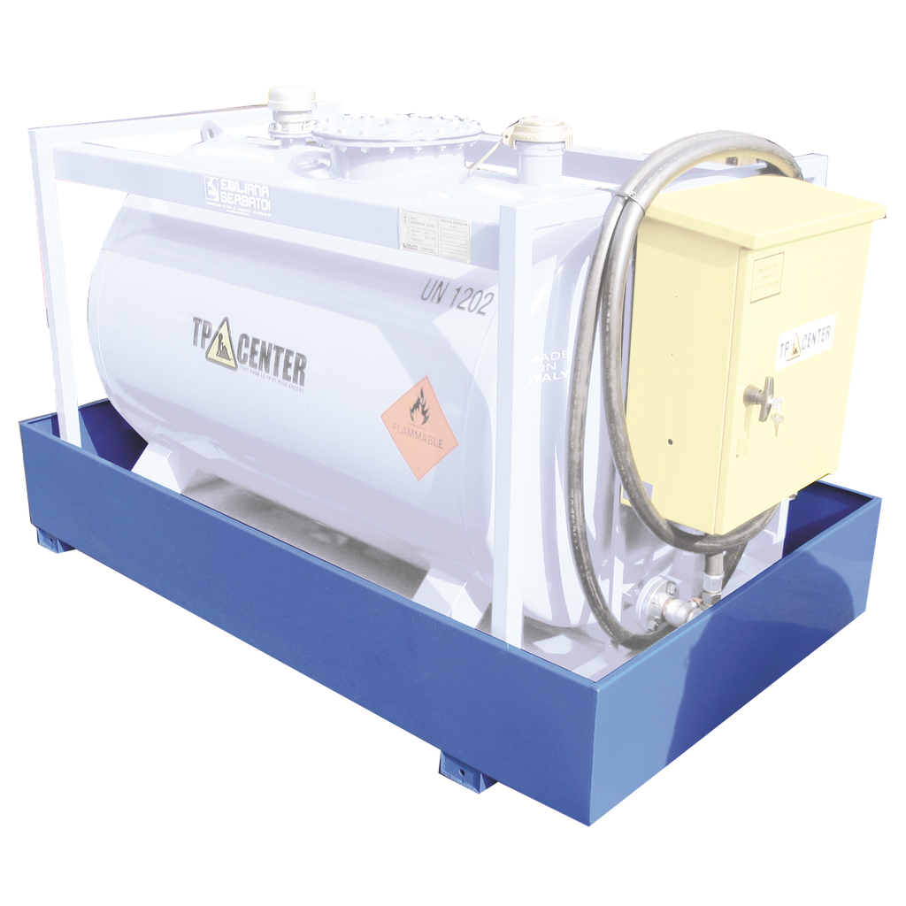 Cubeto De Retención De Acero Para Depósitos De Gasóleo, 450 L.