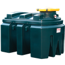 Depósito Waste Oil® De Almacenamiento Para Aceite Usado De 2500L En Polietileno De Doble Pared.