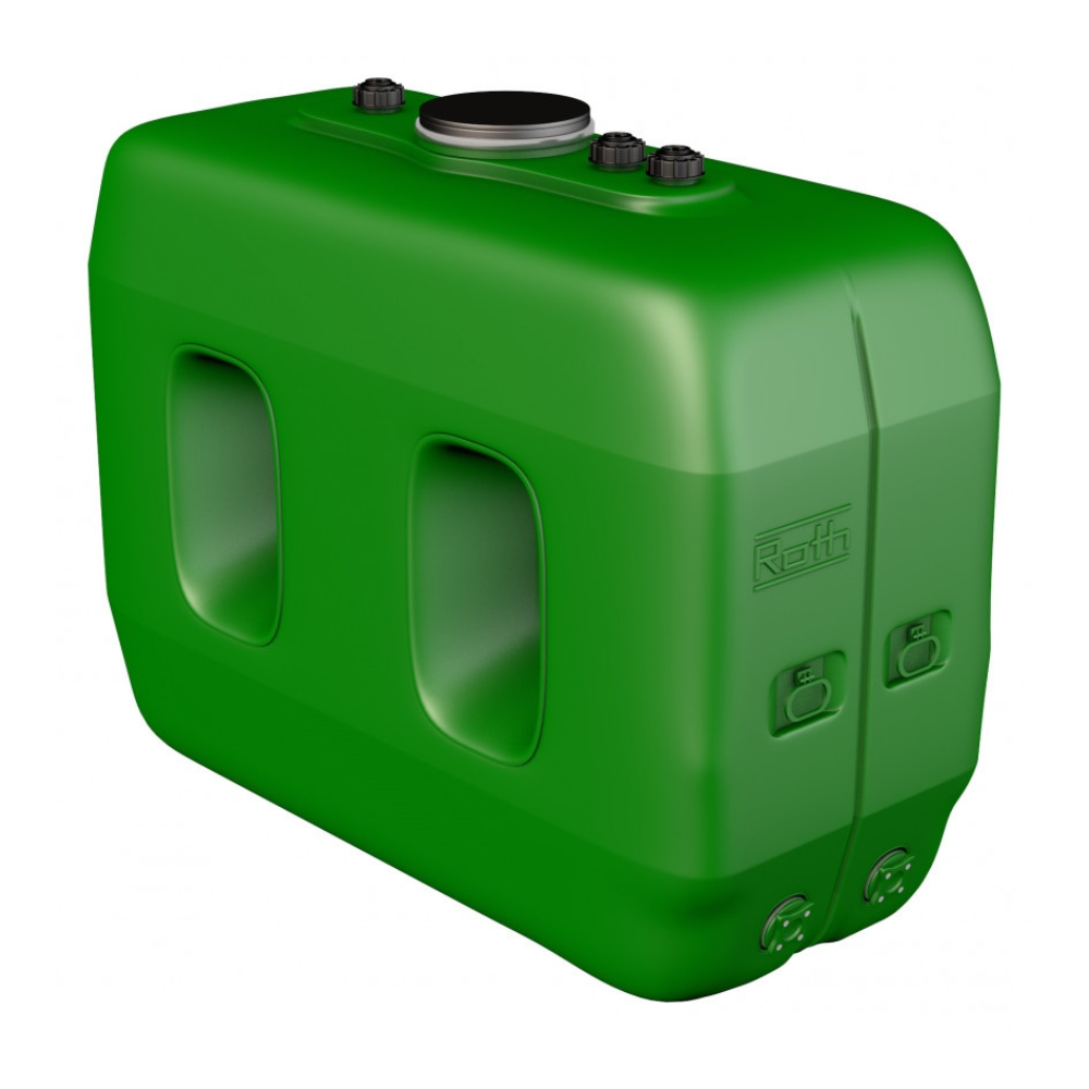 DEPÓSITO DE ALMACENAMIENTO DE LÍQUIDOS ALIMENTARIOS DE PARED SIMPLE DE POLIETILENO DE 3000L.