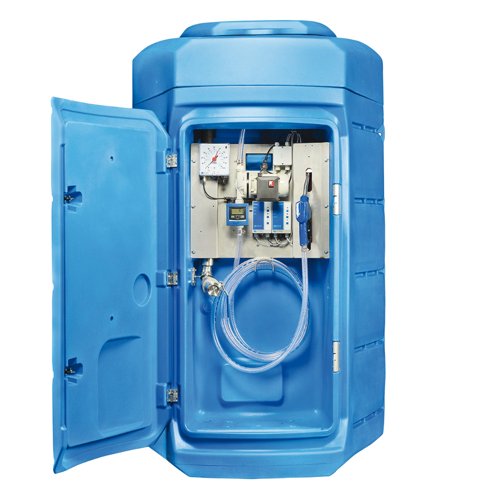 Depósito De Almacenamiento De Adblue® De Polietileno De Doble Pared Equipado Con 5000 L.