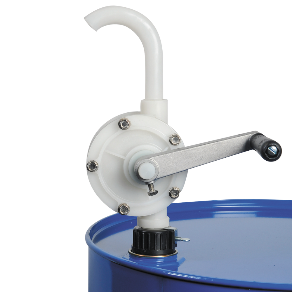 BOMBA MANUAL ROTATIVA DE TEFLÓN® 20 L/MIN.