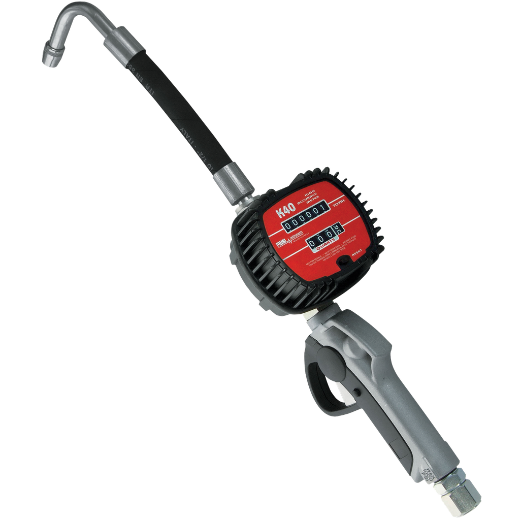 Pistola Manual De Distribución De Aceite Con Contador Mecánico, 30 L/Min.