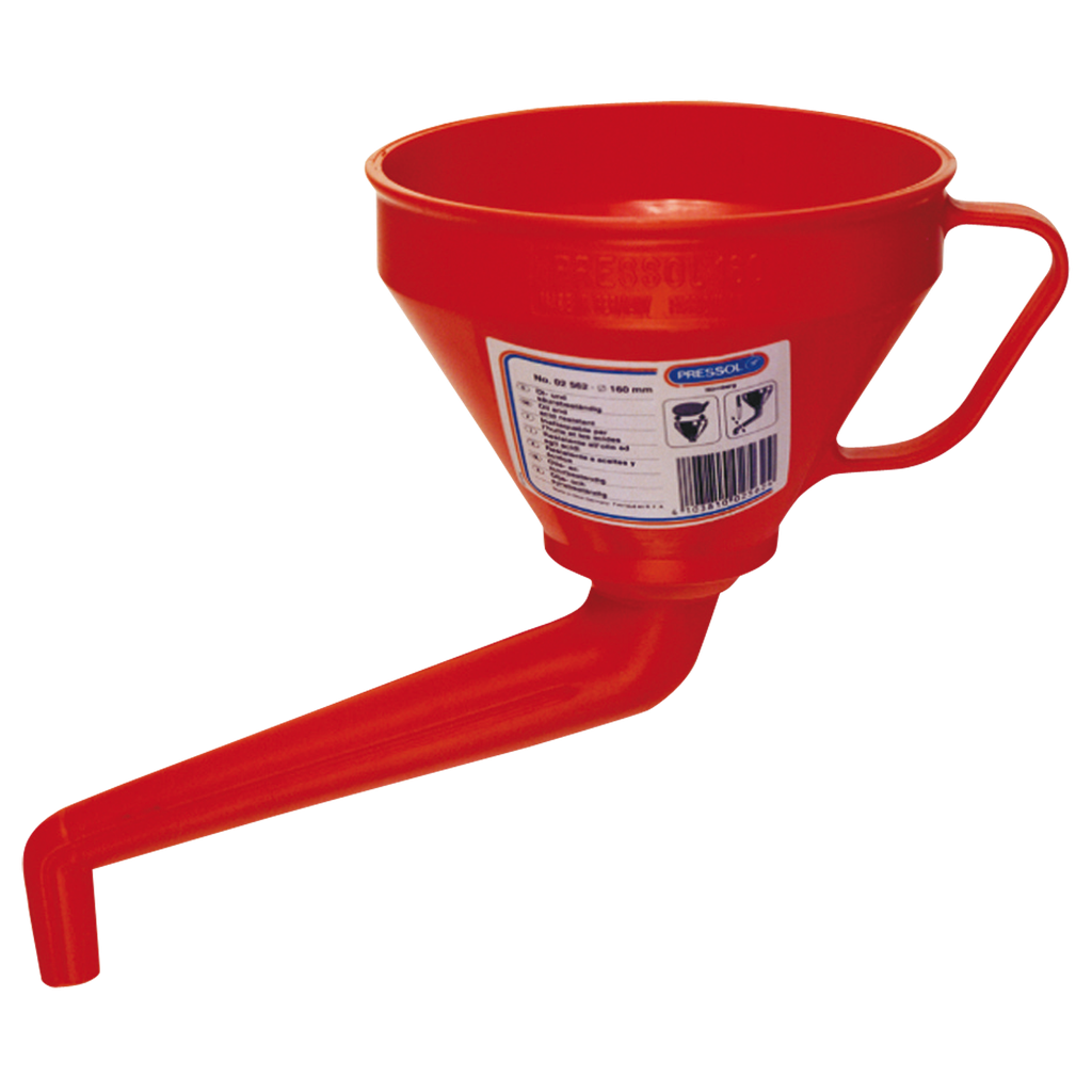 Embudo De Polietileno Con Codo De Evacuación.