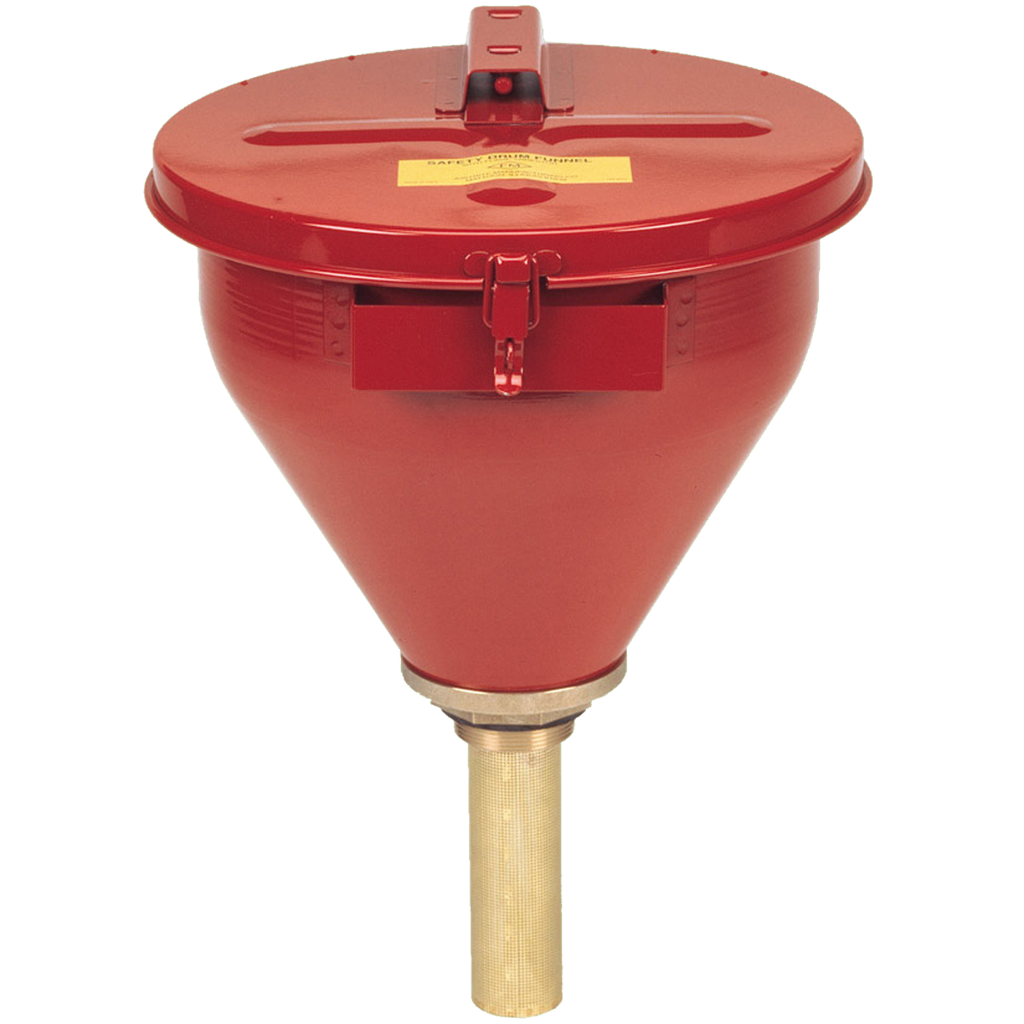 Embudo De Seguridad Con Tapa Para Bidones.