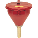 EMBUDO DE SEGURIDAD CON TAPA PARA BIDONES.