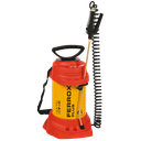 Pulverizador de alta presión con depósito 6 L en acero.  Para líquidos agresivos. Juntas de FPM Viton®.