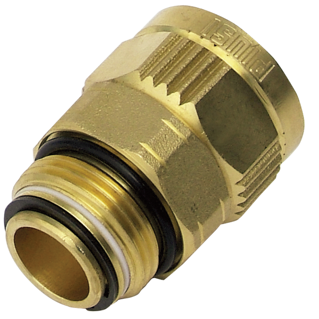 CONECTOR GIRATORIO 3/4" MACHO G X 3/4" HEMBRA G.