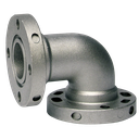 CODO DE 90° CON BRIDAS UNIVERSALES DE 1" GF X 1" GF.