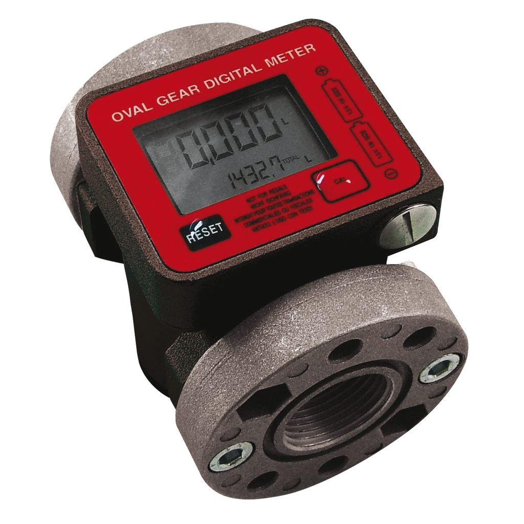 Contador Medidor De Flujo Digital De Aceite De 5 Dígitos.