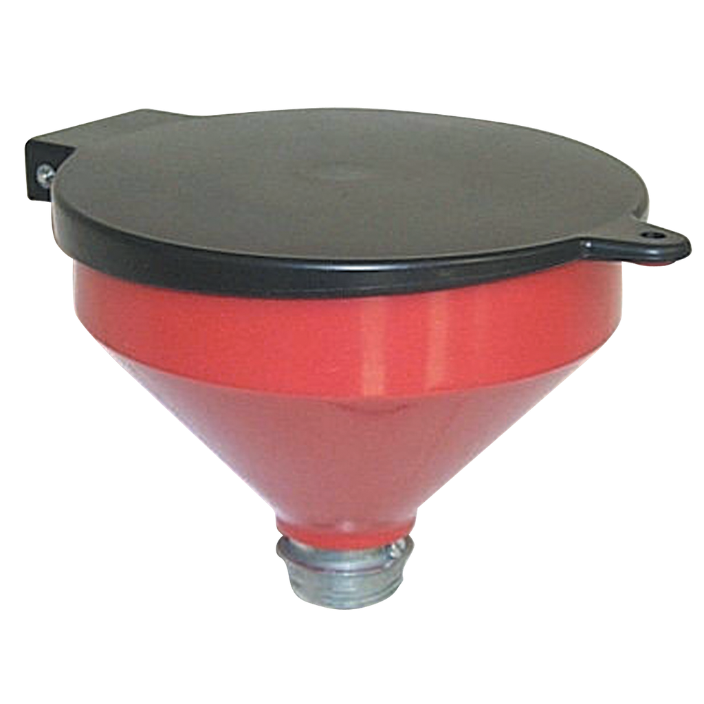 EMBUDO CON TAPA PARA BIDONES Y TANQUES CON BOQUILLAS DE 2".