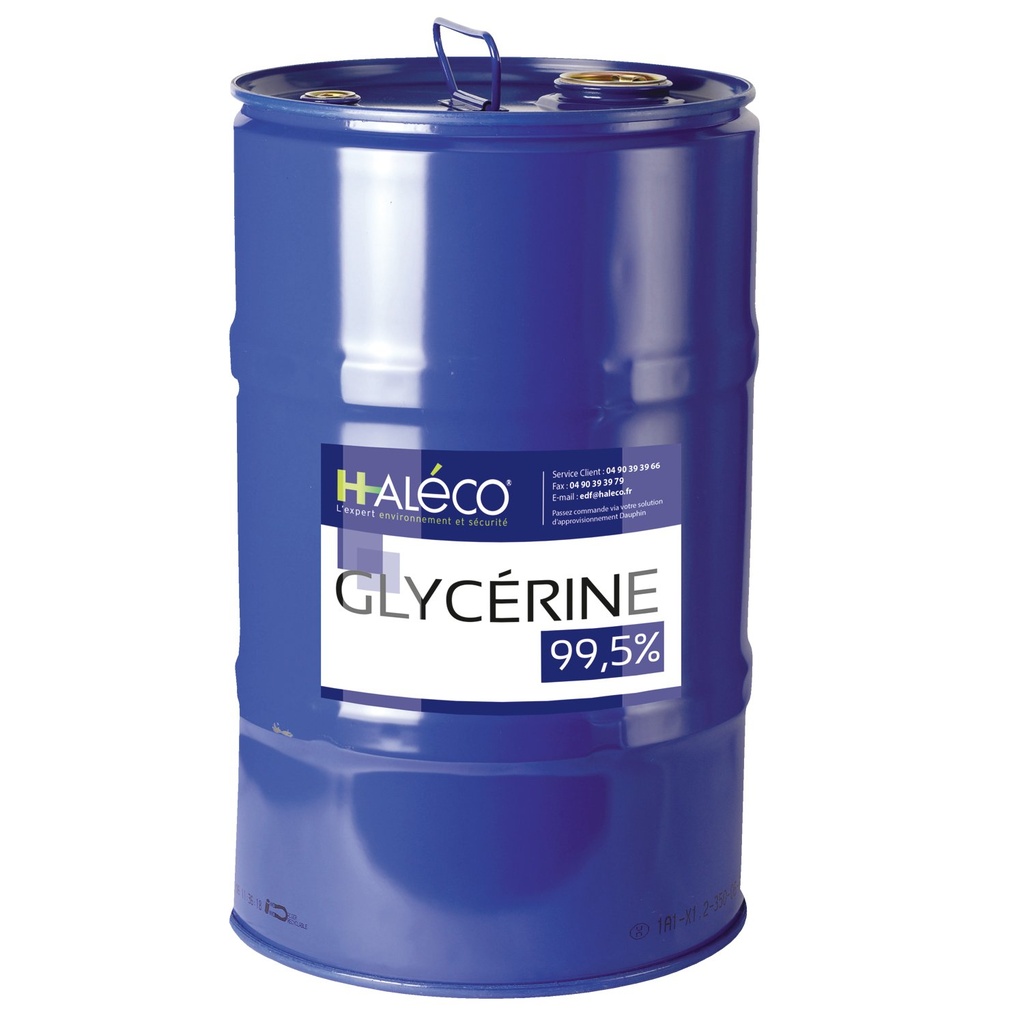 BIDÓN DE 200L DE GLICERINA AL 99,5%.