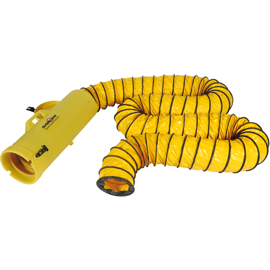 ESTUCHE DE CONEXIÓN RÁPIDA CON CONDUCTO Ø 20 CM, 7.6M