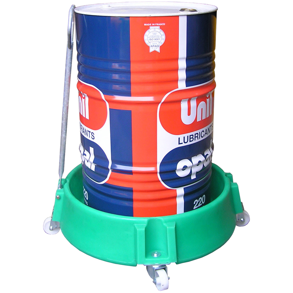 Bidón Móvil De Polietileno Con Timón, Capacidad De 40 Litros.