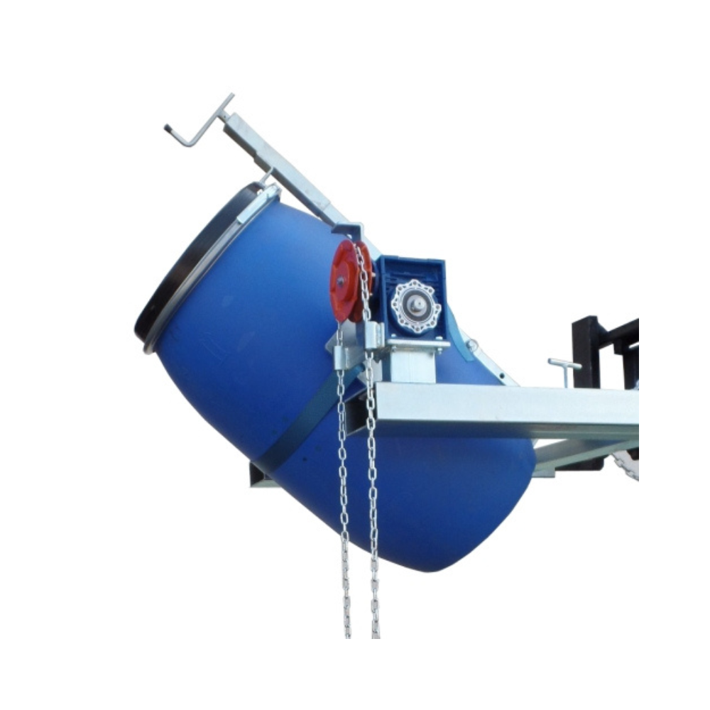 Implemento Volteador Bidón 200L Con Cadena