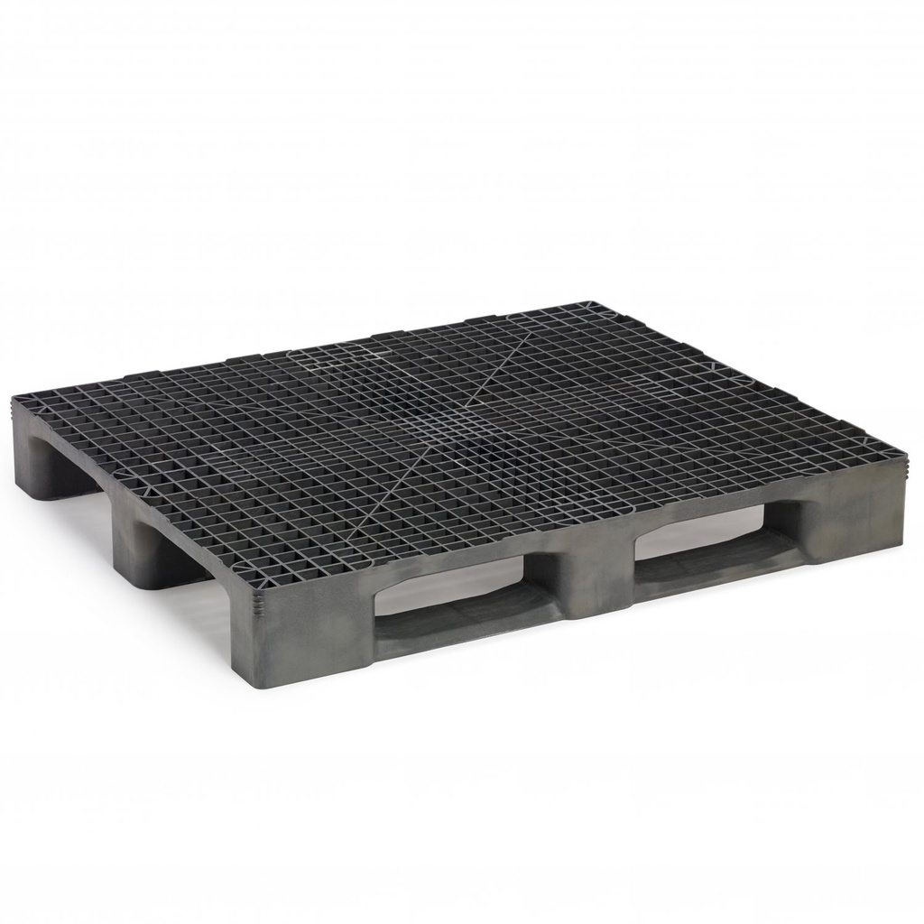 LOTE DE 10 PALETS PE 1200 X 1000MM CARGAS PESADAS 3 PATINES