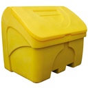 COFRE DE POLIETILENO AMARILLO DE 400 LITROS PARA SAL/ARENA/ABSORBENTES.