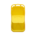 CAJA MÓVIL AMARILLA MULTIUSO DE POLIETILENO DE 75 L.