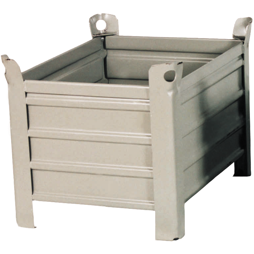 CAJA-PALET METÁLICA CON PATAS DE 835 X 635 X 600 MM.