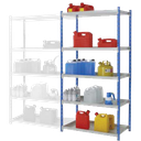 SIGUIENTE ELEMENTO PARA ESTANTERÍA DE SEGURIDAD DE ACERO BARNIZADO, 135 LITROS.