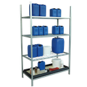 Estantería De Seguridad De Acero Galvanizado Para Productos Corrosivos.