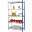Estante De Seguridad De Acero Barnizado Para Cargas Semi-Pesadas, 90 Litros.