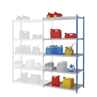 Siguiente Elemento Para Estantería De Seguridad De Acero Barnizado, 115 Litros.