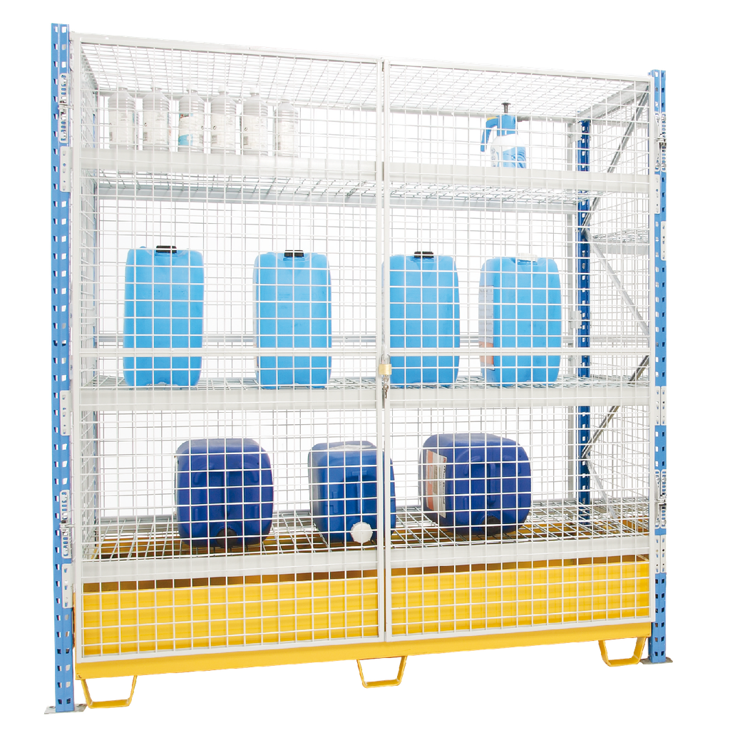 Caja De Seguridad Con Rejilla Para Cargas Semi-Pesadas.