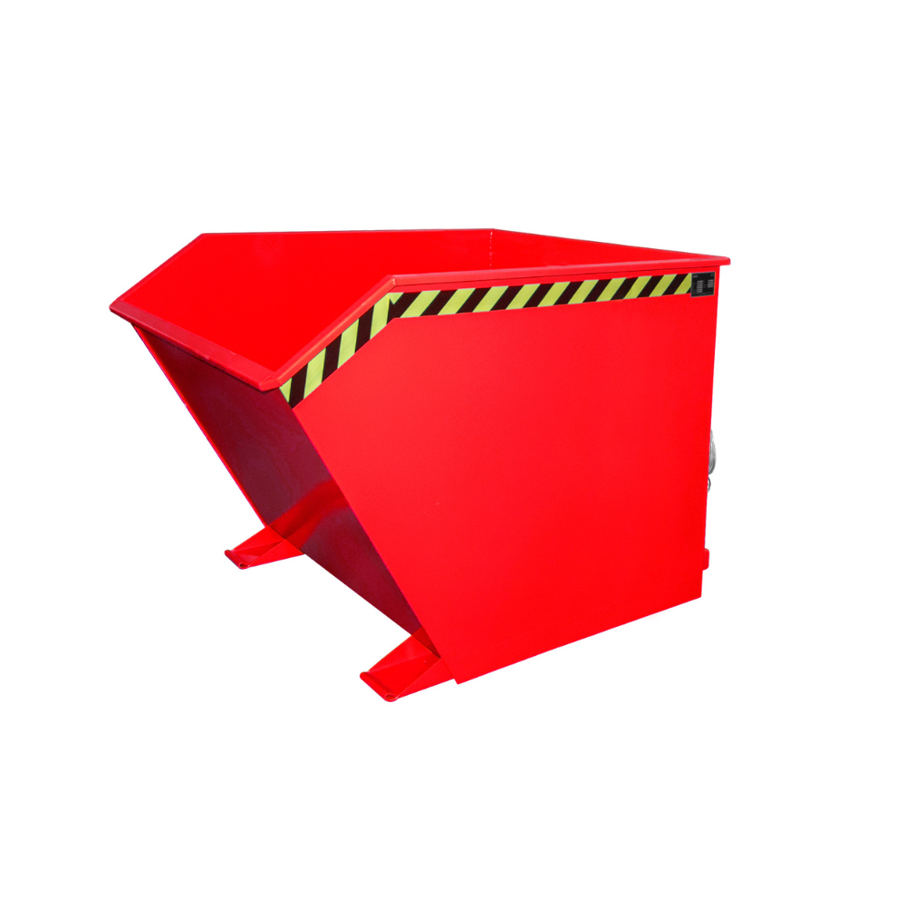 CONTENEDOR BASCULANTE DE PERFIL BAJO, 1500 L.