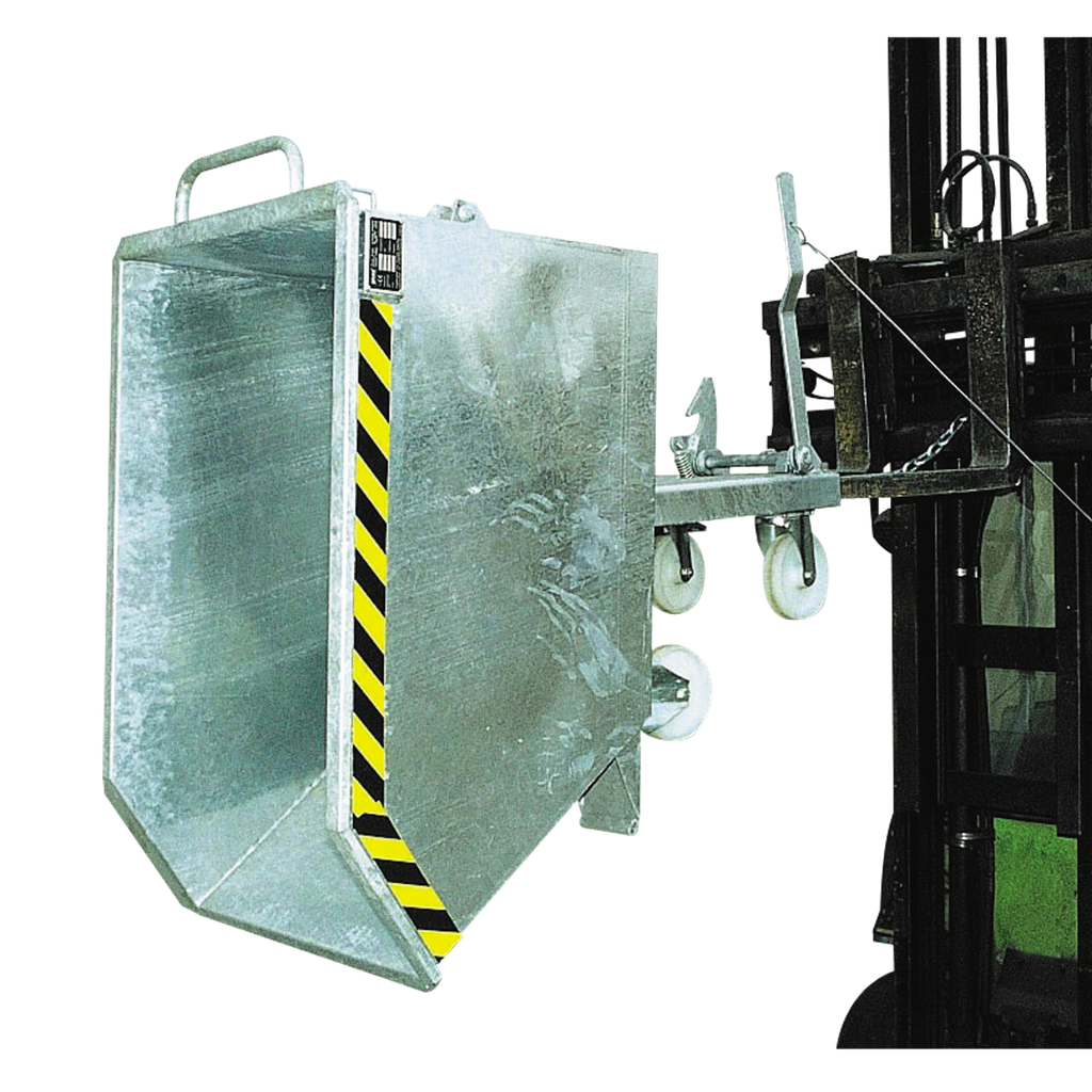 CONTENEDOR BASCULANTE DE PERFIL BAJO, 2000 L.