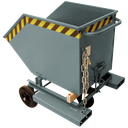 CARRO BASCULANTE CON FUNDAS, CAPACIDAD DE 250 LITROS.