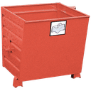 CONTENEDOR CON VUELCO OPCIONAL, 550 L.