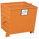 CONTENEDOR CON VUELCO OPCIONAL, 900 L.