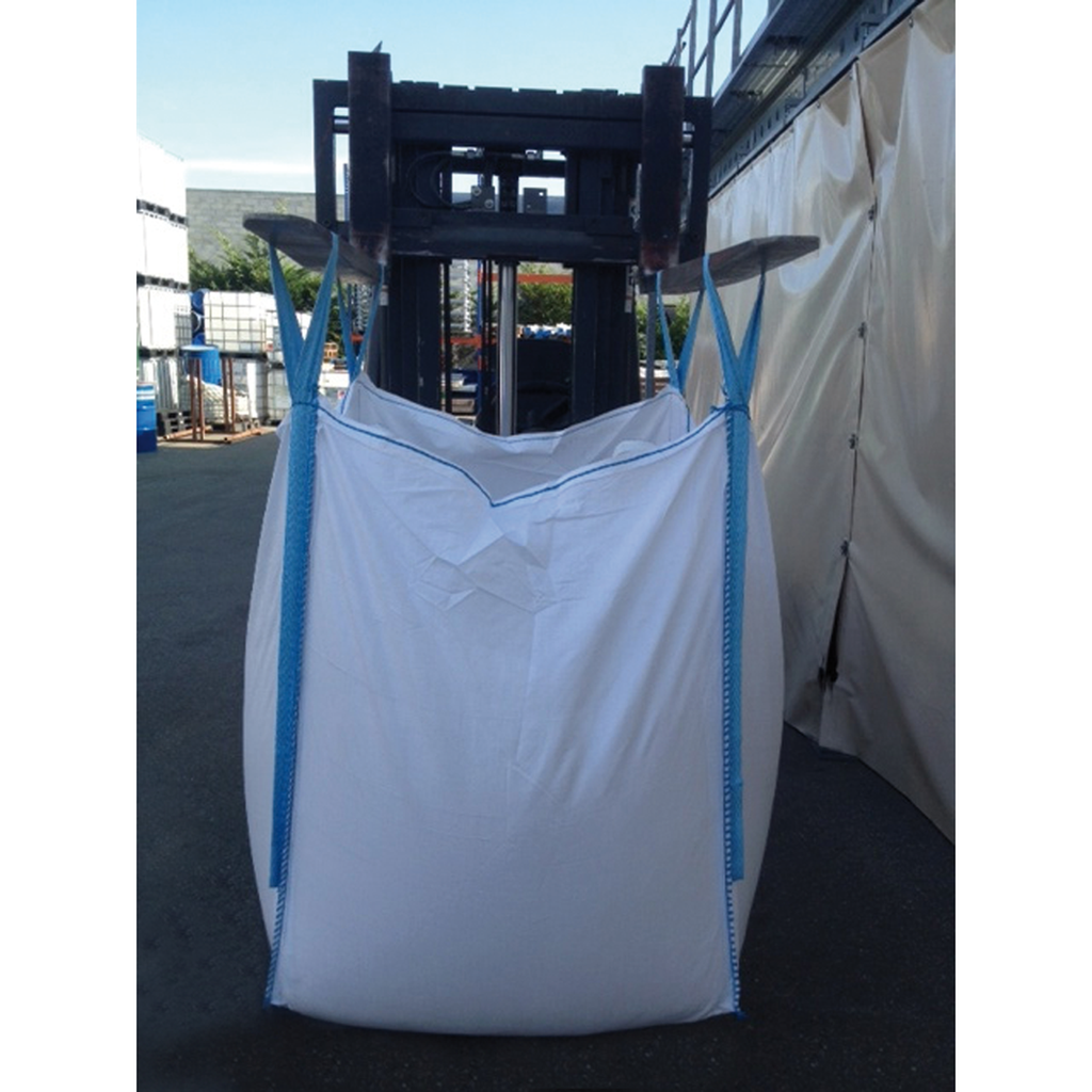 LOTE DE 10 BIG BAGS DE APERTURA TOTAL Y FONDO PLANO, DE UN SOLO USO.