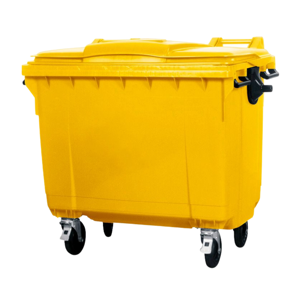 CONTENEDOR 1100L EN COLOR AMARILLO
