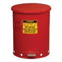 Papelera Metálica Para Residuos Aceitosos Y Disolventes De 79 Litros.