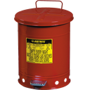 PAPELERA PARA RESIDUOS ACEITOSOS Y DISOLVENTES DE 23 LITROS.