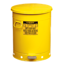 PAPELERA METÁLICA PARA RESIDUOS ACEITOSOS Y DISOLVENTES DE 79 LITROS.