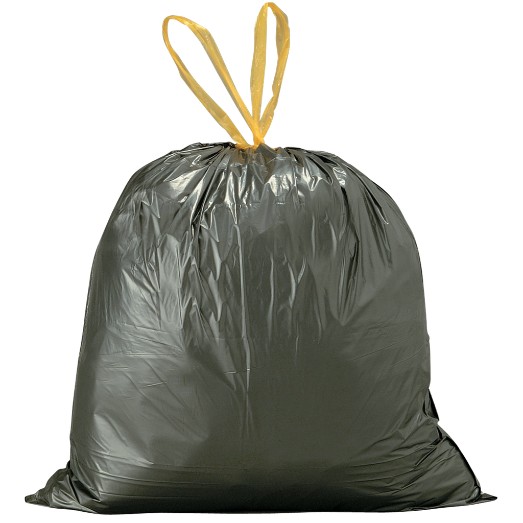 200 BOLSAS DE BASURA CON CIERRE DE CORDÓN, 50 L.