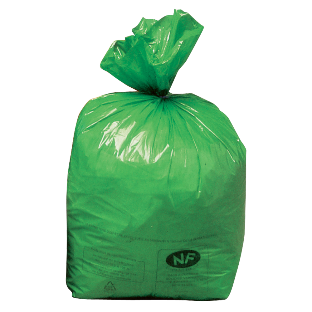 500 BOLSAS DE RECUPERACIÓN NFE VERDES, 50 L