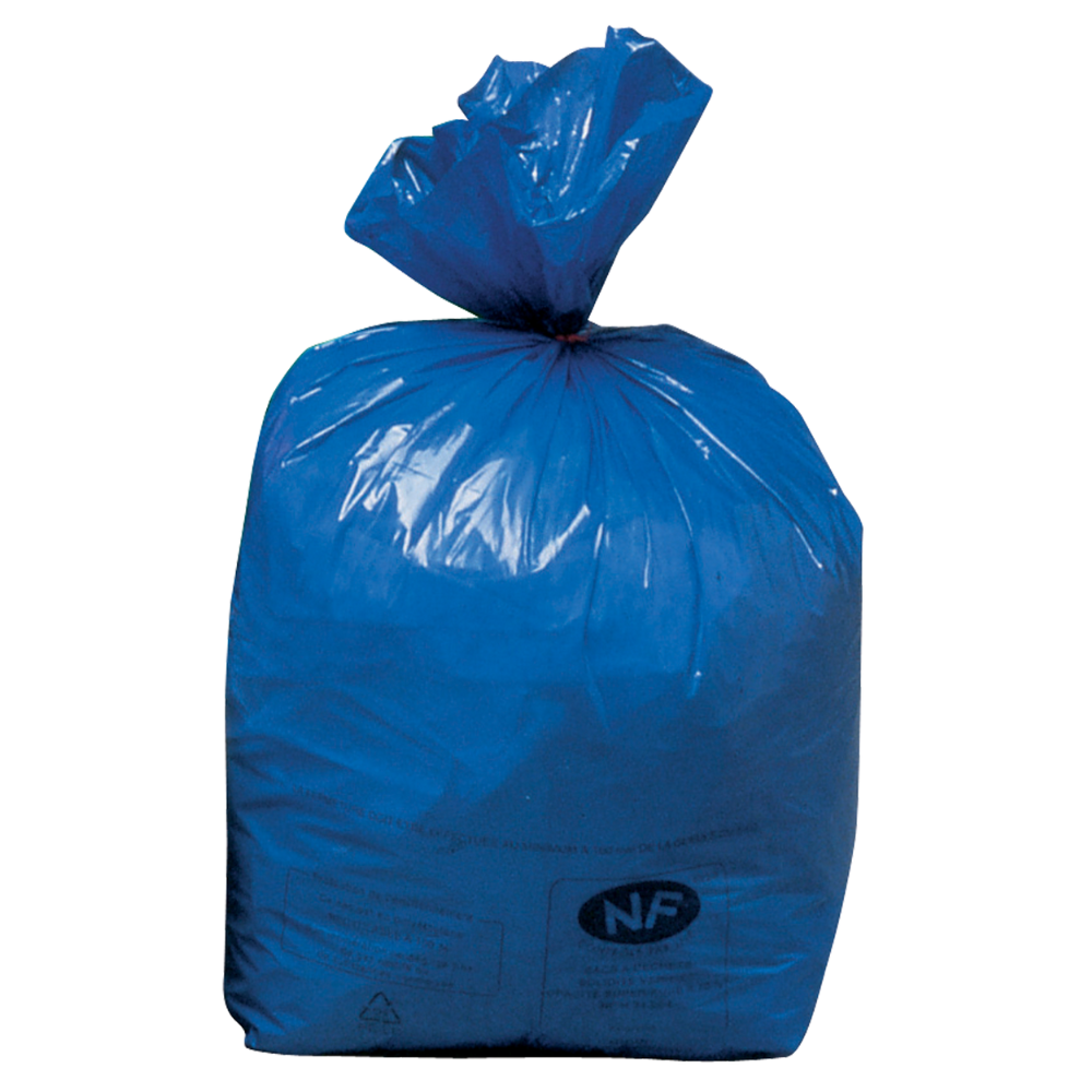 500 BOLSAS DE RECUPERACIÓN NF AZULES, 50 L