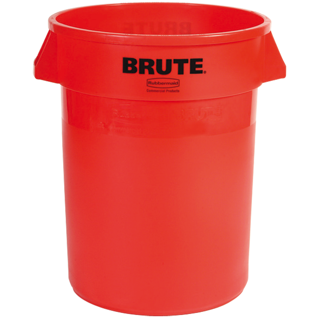 Cubo De Basura Redondo De Plástico Brute, 121 L.