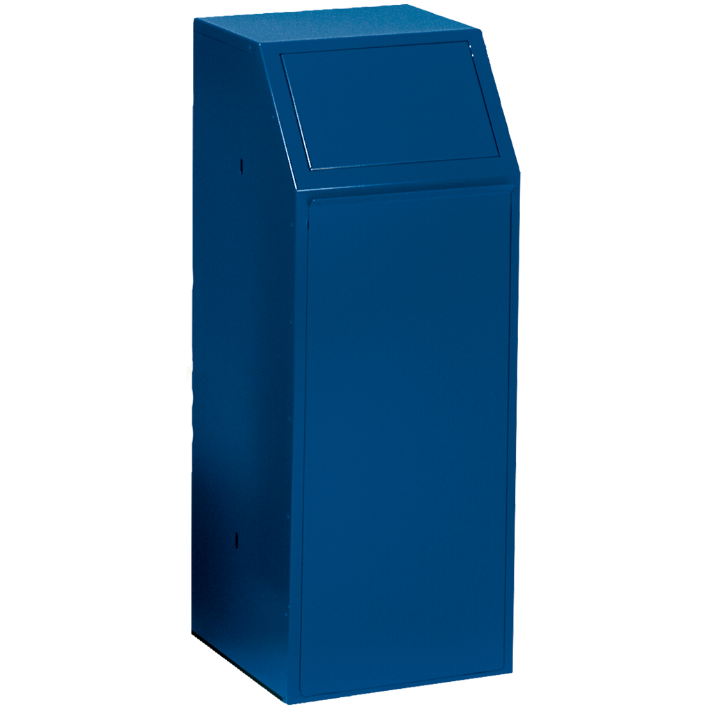 Papelera Metálica Económica Para Recogida Selectiva, 72 L.