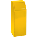 PAPELERA METÁLICA ECONÓMICA PARA RECOGIDA SELECTIVA, 72 L.