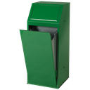 Papelera Metálica Económica Para Recogida Selectiva, 72 L.