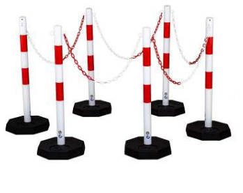 CONJUNTO DE POSTE DE CADENA