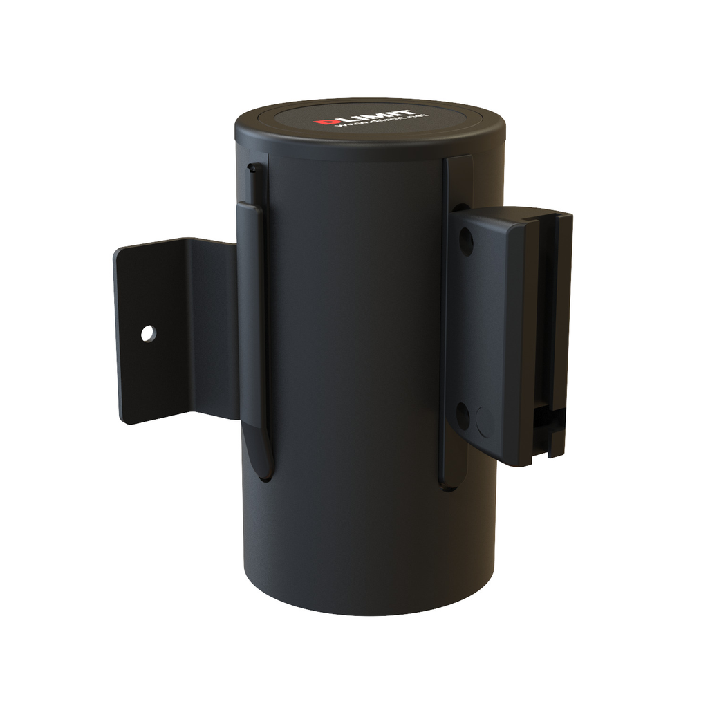 CINTA RETRACTIL MURAL 3 METROS CON CABEZAL NEGRO Y CINTA